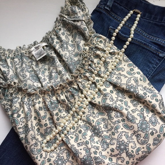 Susan Bristol Tops - Susan Bristol Floral Plus Size Paisley Top